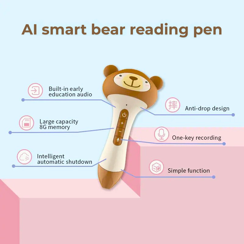 Smart Bear Pen with 20 Story Books