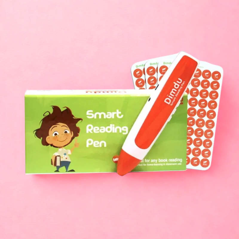 Child Using Smart Pen Dimdu Smart Pen – Interactive Reading Tool for Ages 3+ – ROYO Kids